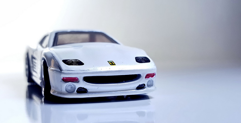 Illustration for article titled A white Ferrari